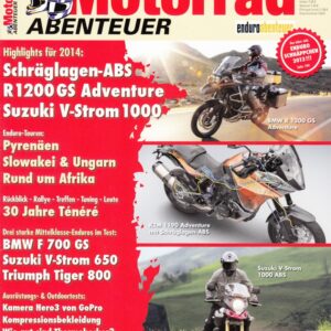Motorrad ABENTEUER 11/12 2013 – BMW R 1200 GS Adventure; Suzuki V-Strom 1000; Test KTM Freeride 250 R; BMW F 700 GS