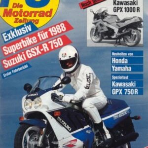 PS 11/1987 – Kawasaki GPX 750 R mit 74 kW (100 PS) im Spezialtest, Bimota YB6 mit 103 kW (140 PS) im Test