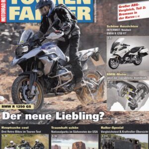 TOURENFAHRER 11/2018 – BMW R nineT Racer mit 81 kW (110 PS) im Vergleichstest, Kawasaki Z 900 RS Cafe mit 82 kW (111 PS) im Vergleichstest