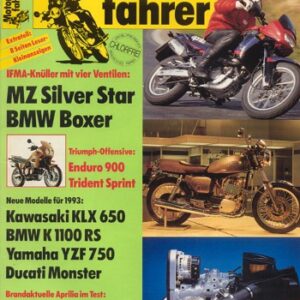 Motorradfahrer 11/1992 – Test Aprilia Pegaso 650; Test Buell RSS 1200; Opel Motoclub : Motorrad Oldtimer; Kawasaki GPZ 900 R, aus 2. Hand kaufen