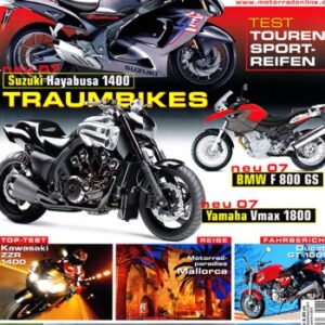 MOTORRAD 11/2006 – Yamaha FJR 1300 AS; Gilera Nexus 250 / 500; Test Kawasaki ZZR 1400; Ducati GT 1000