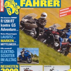 TOURENFAHRER 11/2008 – BMW R 1200 GS Adventure mit 77 kW (105 PS) im Vergleichstest, BMW R 1200 RT mit 81 kW (110 PS) im Vergleichstest