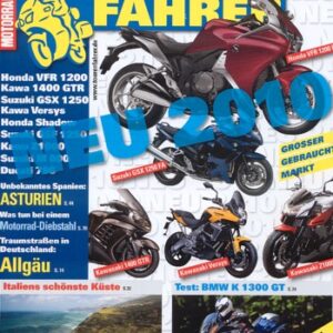 TOURENFAHRER 11/2009 – BMW K 1300 GT mit 118 kW (161 PS) im TOUREN-Test, Motorrad Reisetipp in Italien: Cinque Terre