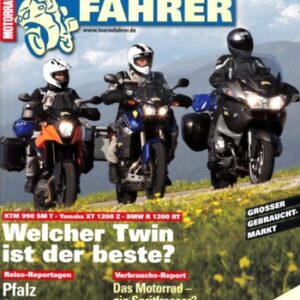 TOURENFAHRER 11/2011 – BMW R 1200 RT mit 81 kW (110 PS) im Touren-Test, KTM 990 Supermoto T mit 85 kW (116 PS) im Touren-Test