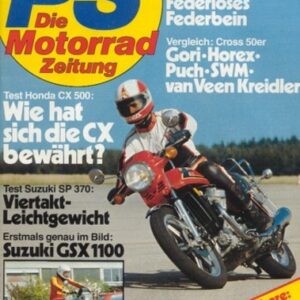 PS 11/1979 – Honda CX 500 mit 37 kW (50 PS) Test & Technik, Suzuki SP 370 mit 19 kW (26 PS) Test & Technik, Puch, die Story (Teil 2)
