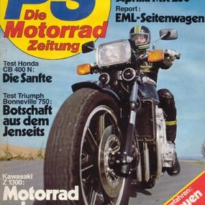 PS 12/1979 – Kawasaki Z 1300 mit 73 kW (99 PS) Test & Technik, Triumph Bonneville 750 mit 36 kW (48 PS) Test & Technik