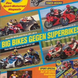 PS 12/1996 – Honda CBR 900 RR FireBlade mit 94 kW (128 PS) im Vergleichstest, Honda CBR 1100 XX mit 121 kW (164 PS) im Vergleichstest
