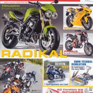 MOTORRAD 12/2007 – Aprilia Tuono 1000 R Factory; Ducati Monster S4R; Kawasaki Z 1000; KTM 990 Super Duke