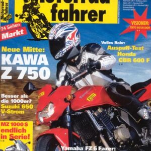 Motorradfahrer 12/2003 – Suzuki DL 650 V-Strom; Kawasaki Z 750; CCM 404 E / DS; Ducati ST3