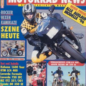 MOTORRAD NEWS 12/1996 – Yamaha XVS 650 Drag Star mit 29,4 kW (40 PS) Probefahrt; Yamaha XVZ 1300 AT Royal Star Tour Classic mit 54,2 kW (74 PS) Probefahrt