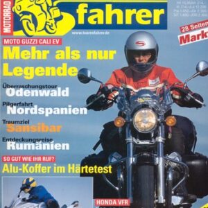 Tourenfahrer 12/2001 – Moto Guzzi California EV mit 54 kW (74 PS) als Reise-Motorrad, Honda VFR mit 80 kW (109 PS) Probefahrt