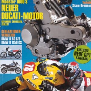 MO 12/2002 – BMW R 1150 GS mit 62 kW (85 PS) im Generationen-Vergleich; BMW R 80 G/S mit 37 kW (50 PS) im Generationen-Vergleich