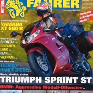 TOURENFAHRER 12/2005 – Triumph Sprint ST 1050 mit 92 kW (125 PS) als Reise-Motorrad, Yamaha XT 660 R mit 35 kW (48 PS) im Langstrecken-Test
