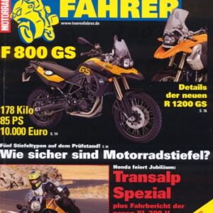 TOURENFAHRER 12/2007 – Honda Transalp mit 44 kW (60 PS) im Spezial, BMW R 1200 R mit 80 kW (109 PS) im Vergleichstest