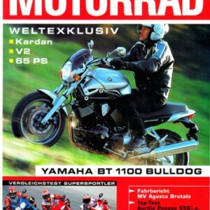 MOTORRAD 13/2001 – Yamaha BT 1100 Bulldog; Test MV Agusta Brutale Oro; Ducati 996 S; Honda CBR 900 RR FireBlade