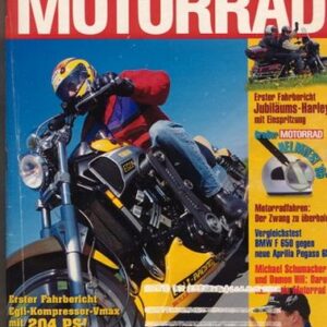 MOTORRAD 13/1995 – Egli Yamaha Vmax; Test Harley-Davidson Electra Glide Ultra Injection; Test MZ Skorpion Replica; Test Kawasaki ZZ-R 1100