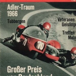 DAS MOTORRAD 13/1966 – Adler, die von Reinhard Scholtis; Kreidler Florett, Fünfgang, Bauarbeiten am Motor