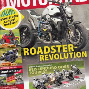 MOTORRAD 13/2014 – Test Honda VFR 800 F; BMW R 1200 RT; BMW R 1200 GS Adventure; Triumph Trophy 1200 SE
