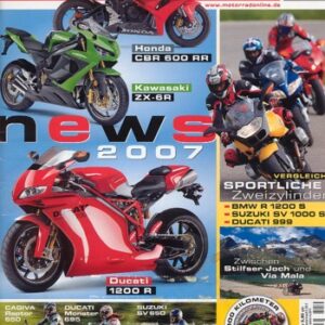 MOTORRAD 14/2006 – BMW R 1200 S; Ducati 999; Suzuki SV 1000 S; Test MV Agusta Brutale 910 R