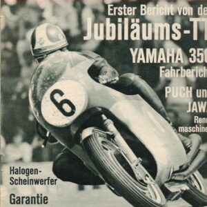 DAS MOTORRAD 14/1967 – Test Yamaha YR1, 350 ccm; Puch Rennmotoren; Jawa Zweitakt-Rennmaschinen