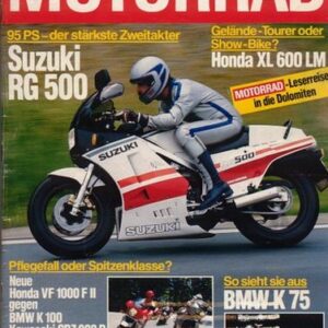 MOTORRAD 14/1985 – Fahrbericht Suzuki RG 500 Gamma; BMW K 100 RS im Vergleichstest