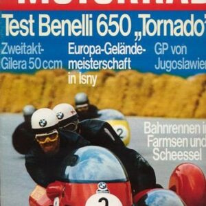 14_46.jpg DAS MOTORRAD 14/1972 – Test Motobi- Benelli Tornado 650 mit 37 kW (50 PS) Test & Technik; Gilera 50 ccm, ein Zweitakt-Scrambler
