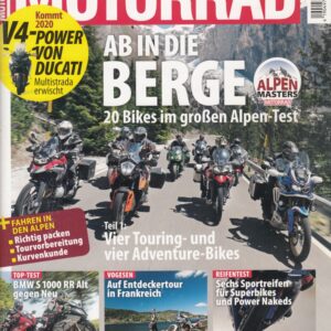MOTORRAD 15/2019 – Alpen-Masters, BMW S 1000 RR, Ducati Multistrada V4