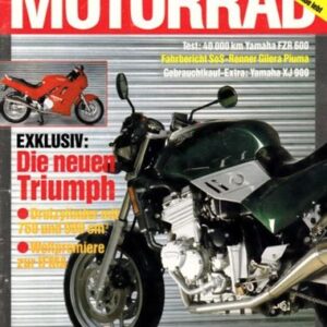 MOTORRAD 15/1990 – Gilera Saturno Piuma, ein Racer für die SoS-Klasse; Test Aprilia Pegaso 600; Test Yamaha FZR 600