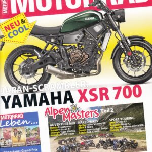 MOTORRAD 16/2015 – Yamaha XSR 700 & Alpen-Masters Teil 2