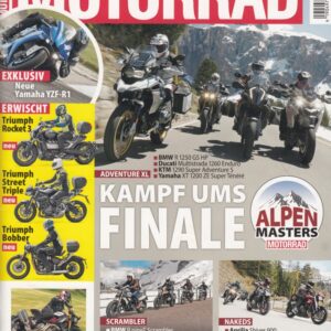 MOTORRAD 16/2019 – Alpen-Masters Finale, Yamaha YZF-R1, Triumph Rocket 3