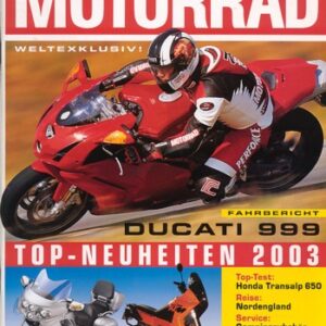 MOTORRAD 16/2002 – Vorstellung KTM 950 Adventure; Test Ducati 999; Test Ducati 998 S Bostrom