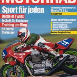 MOTORRAD 16/1988 – Honda NX 650 Dominator; Kawasaki KLR 650; Suzuki DR Big 750 S; Yamaha XT 600 Ténéré