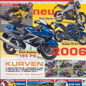 MOTORRAD 16/2005 – Honda CBR 600 RR; Kawasaki Z 1000; KTM 950 Supermoto; Triumph Speed Triple 1050