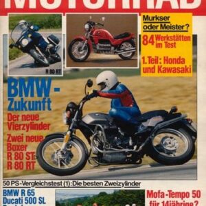MOTORRAD 16/1982 – Test HONDA CB 900 F2 Bol d'Or mit 70 kW (95 PS) Test & Technik; Test Italjet Casual 350 mit 19 kW (26 PS) im Test
