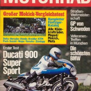 MOTORRAD 16/1977 – Test Ducati 900 SS; Fantic Caballero Regolarita, ein Gelände-Bambino; Demm Delta RM; Hercules Mk2