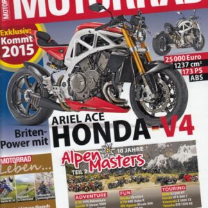 MOTORRAD 16/2014 – Ariel Ace; BMW R 1200 RT; Honda VFR 800 F; Kawasaki Z 1000 SX