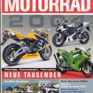 MOTORRAD 16/2003 – Test Buell XB12R Firebolt; Test Buell XB12S Lightning; Test MZ 1000 S; Test Yamaha TT 600 RE