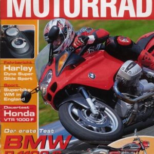 MOTORRAD 17/1998 – Test BMW R 1100 S; Test Harley-Davidson Dyna Super Glide Sport; Test Buell X1 Lightning; Honda VT 1100 C3 Shadow Aero
