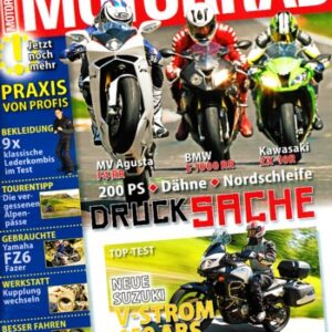 MOTORRAD 17/2011 – Test Suzuki V-Strom 650; BMW S 1000 RR; Kawasaki ZX-10R Ninja; MV Agusta F4 RR