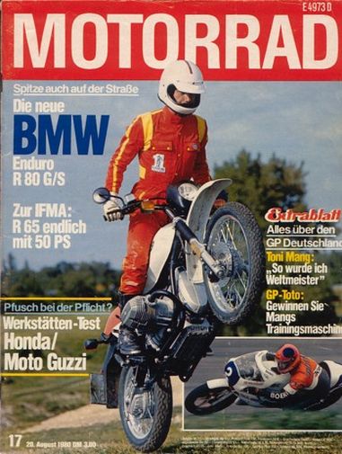 17_21.jpg MOTORRAD 17/1980 – Test BMW R 80 G/S; Test Harley-Davidson FX 1340 Wide Glide; Test Yamaha SR 250 U.S. Custom