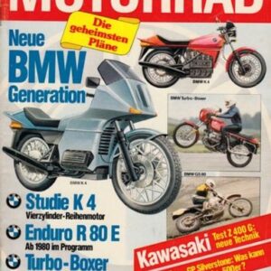 MOTORRAD 17/1979 – BMW R 100 S, hier mal; BMW R 80 GS, hier die Sechs-Tage- GS 80; Kreidler RMC-S, ein Mokick; Test Kawasaki Z 400 G