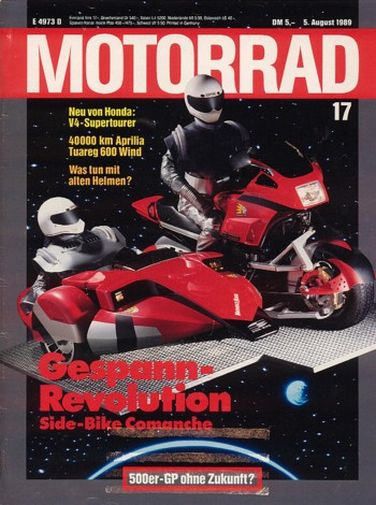 MOTORRAD 17/1989 – Test Moto Morini Dart 350; Test Yamaha FJ 1200, hier als Side-Bike Comanche; Test Cagiva Freccia C 12 R