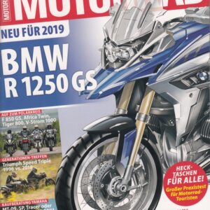 MOTORRAD 18/2018 – BMW R 1250 GS, Triumph Speed Triple, Yamaha MT-09