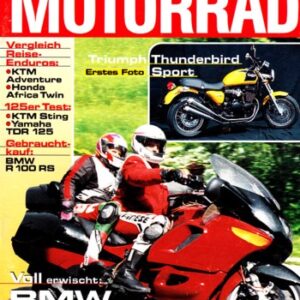 MOTORRAD 18/1997 – Yamaha Vmax, hier als Kainzinger 1680 V-Fource; Honda XRV 750 Africa Twin; KTM LC4 620 Adventure; Test Honda Dream 50