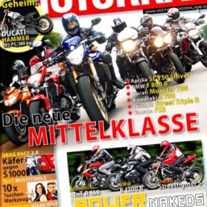 MOTORRAD 18/2010 – Aprilia SL 750 Shiver; BMW F 800 R; Ducati Monster 796; Kawasaki Z 750