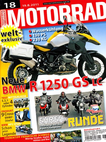 18_18.jpg MOTORRAD 18/2011 – Vorstellung BMW R 1250 GS LC, Vorstellung; Suzuki V-Strom 650; BMW R 1200 R; Honda CB 1300