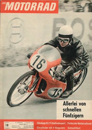 DAS MOTORRAD 18/1961 – Test & Technik; AJS 350 ccm Einzylinder, DAS MOTORRAD baut am Motor