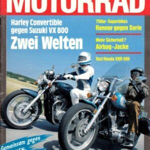 MOTORRAD 18/1990 – Test Honda XBR 500; Harley-Davidson Low Rider; Suzuki VX 800; Benelli Motobi Tornado 650 S, Modelle 1966 bis 1974