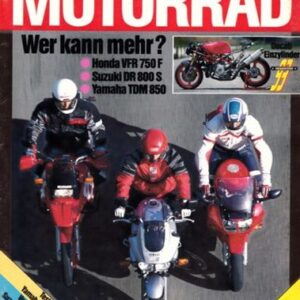 MOTORRAD 18/1992 – Honda VFR 750 F; Suzuki DR Big 800 S; Yamaha TDM 850; Test Yamaha SRX 600