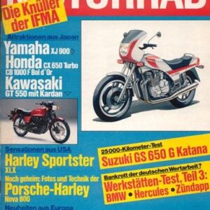 MOTORRAD 18/1982 – Test Suzuki GS 650 G Katana mit 54 kW (73 PS) nach dem Langstrecken-Test